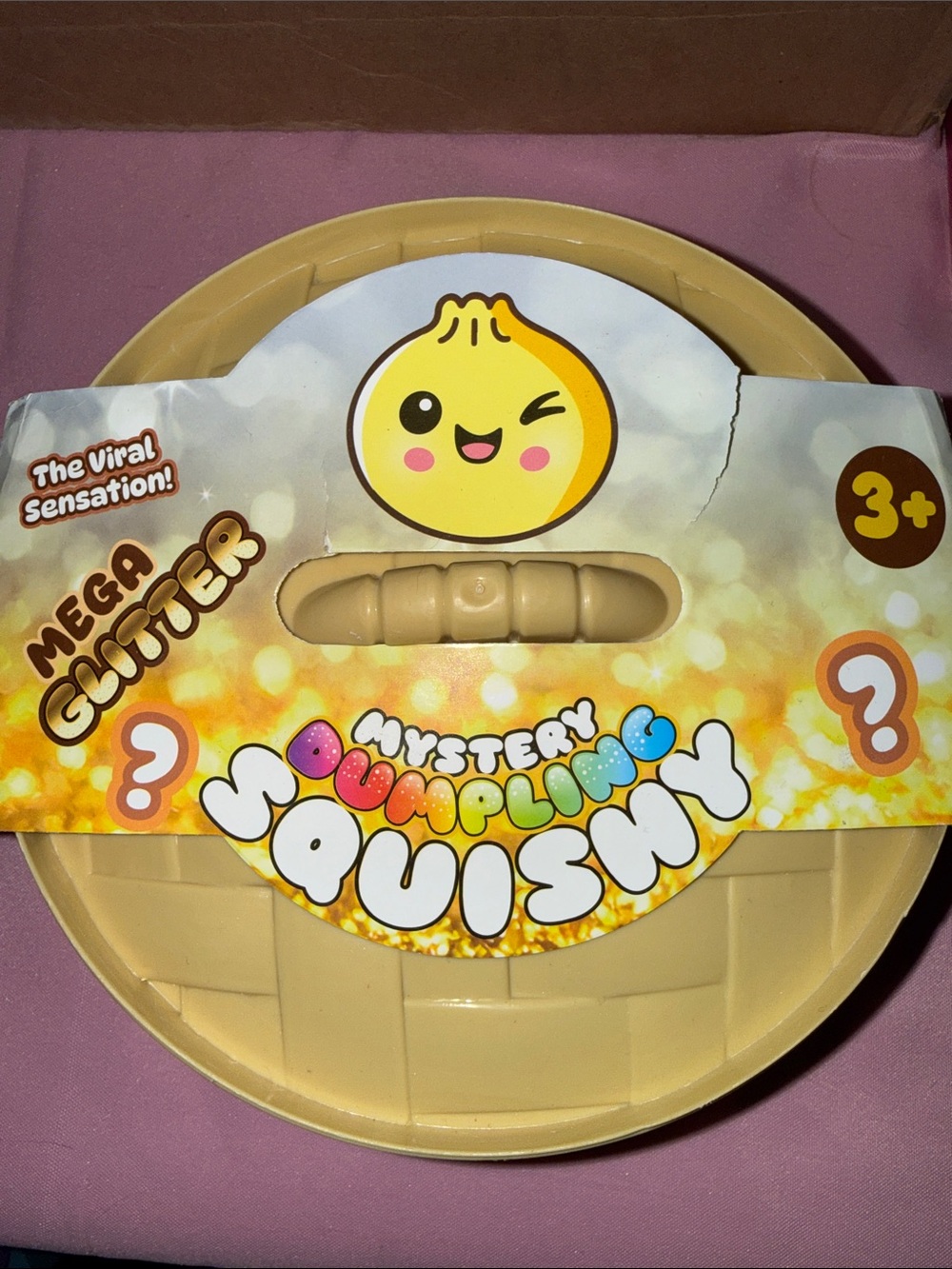 🛍 Mystery DUMPLING Squishy Mega Glitter Toy -WHAT COLOR WILL YOU GET?